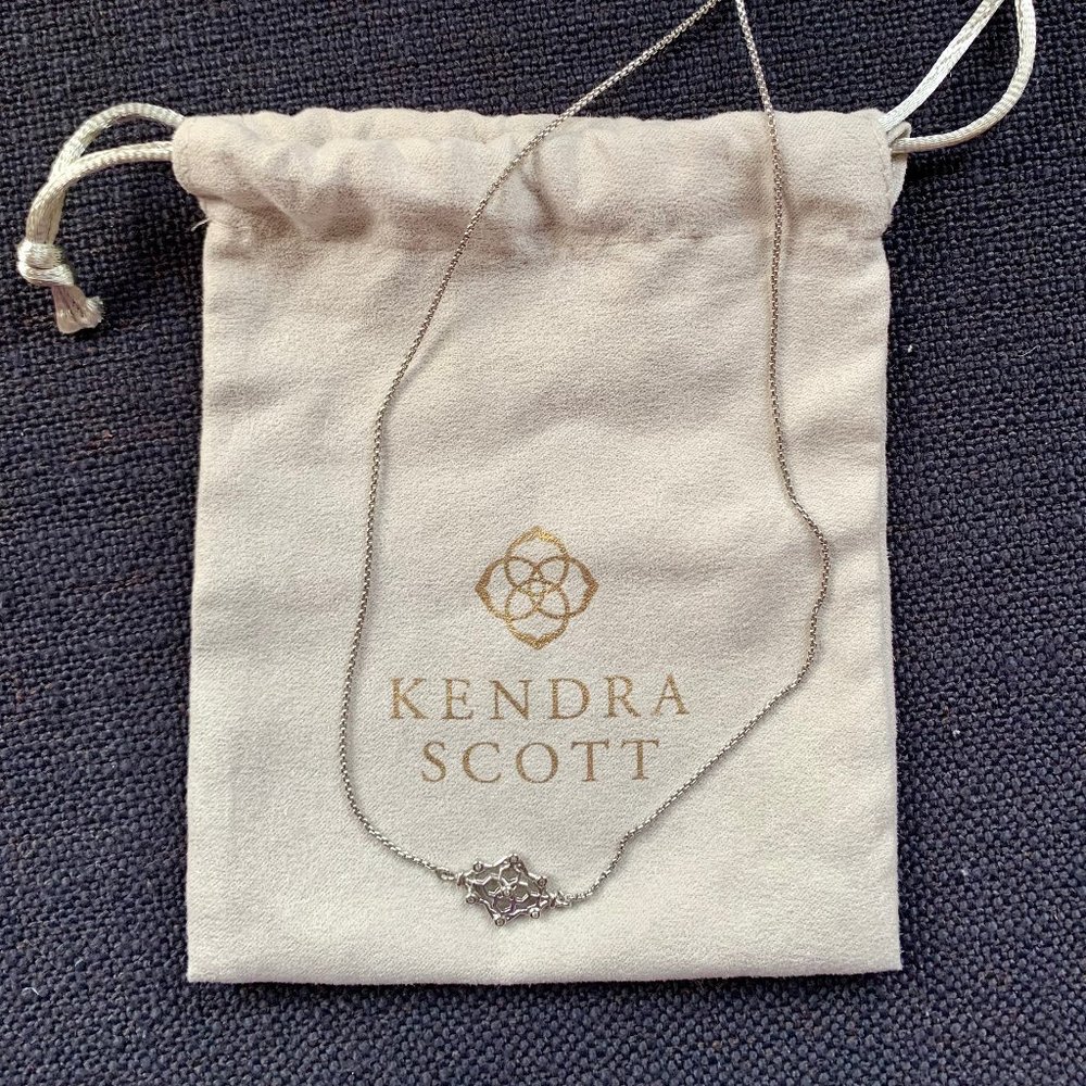 Kendra Scott Silver Adjustable Choker Necklace